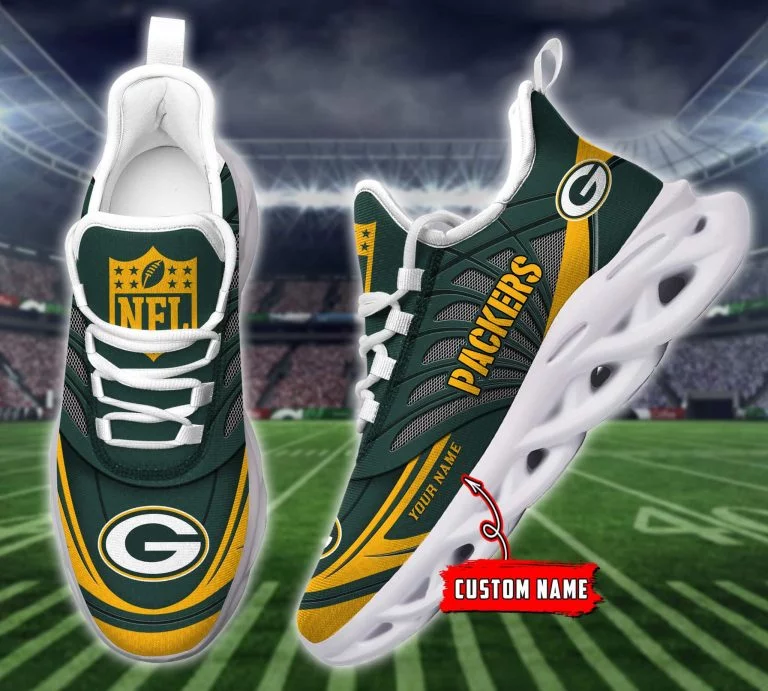 Green Bay Packers Max Soul Shoes YH28 - Image 3
