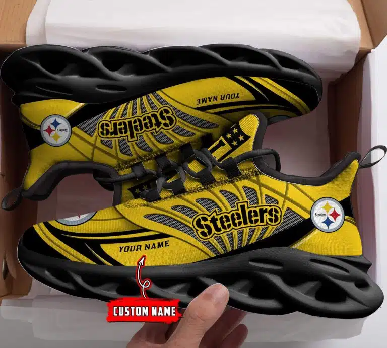 Pittsburgh Steelers Max Soul Shoes SO29 - Image 2