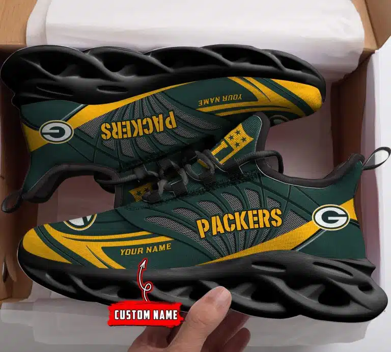 Green Bay Packers Max Soul Shoes YH28 - Image 2