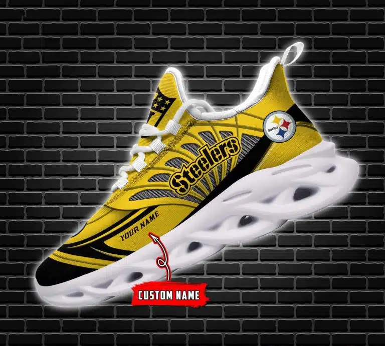Pittsburgh Steelers Max Soul Shoes SO29 - Image 5