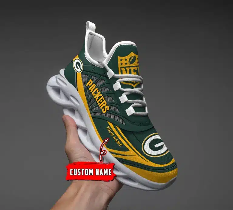 Green Bay Packers Max Soul Shoes YH28 - Image 4