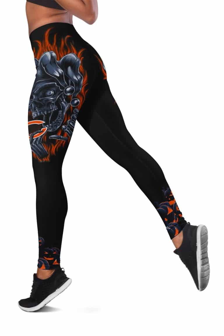 Chicago Bears Women's Hollow Out Tank Top + Legging YF47 - Image 3