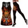 Chicago Bears Women's Hollow Out Tank Top + Legging IE21