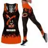 Chicago Bears Women's Hollow Out Tank Top + Legging PR67