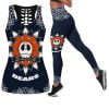 Chicago Bears Women's Hollow Out Tank Top + Legging IE54