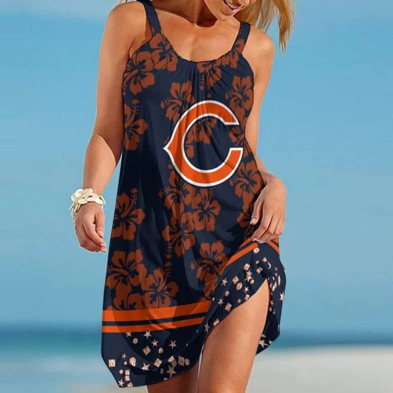 Chicago Bears Beach Dress Summer WY47