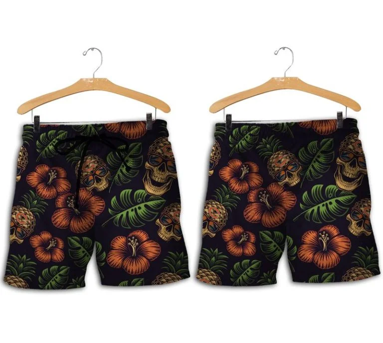 Combo Chicago Bears Button-Up Shirt & Men Shorts EH41 - Image 2