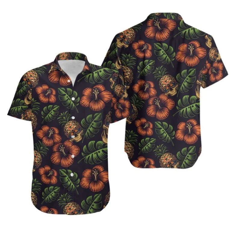 Combo Chicago Bears Button-Up Shirt & Men Shorts EH41