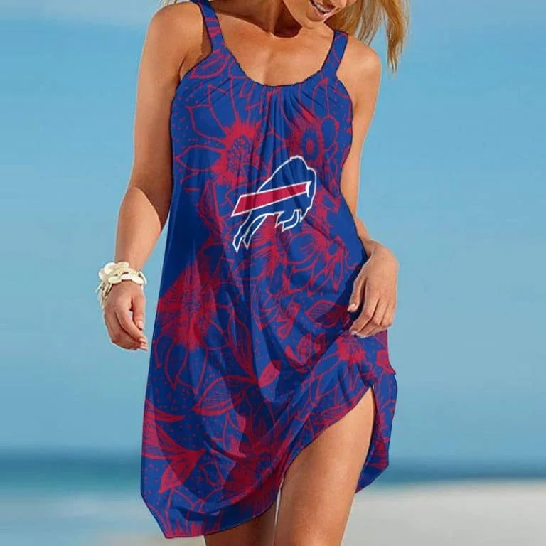 Buffalo Bills Beach Dress Summer KH86
