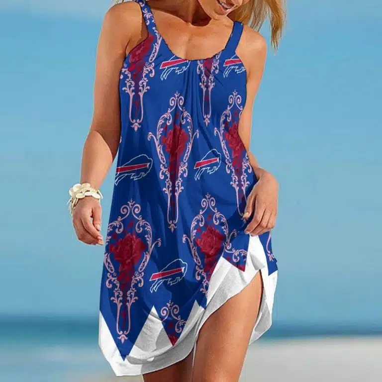 Buffalo Bills Beach Dress Summer LJ74