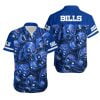 Combo Buffalo Bills Button-Up Shirt & Men Shorts KL61