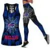 Buffalo Bills Women's Hollow Out Tank Top + Legging JY53
