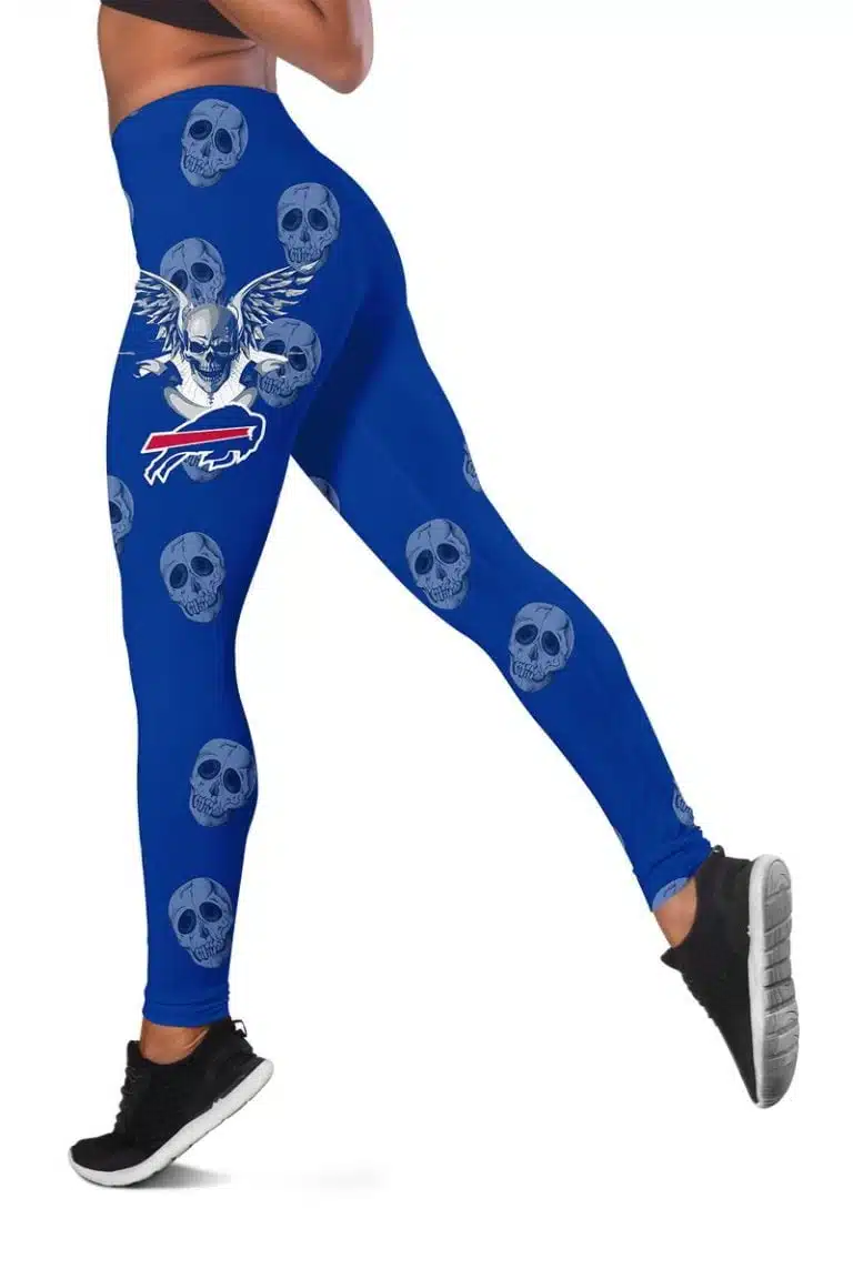 Buffalo Bills Women's Hollow Out Tank Top + Legging LF13 - Image 3