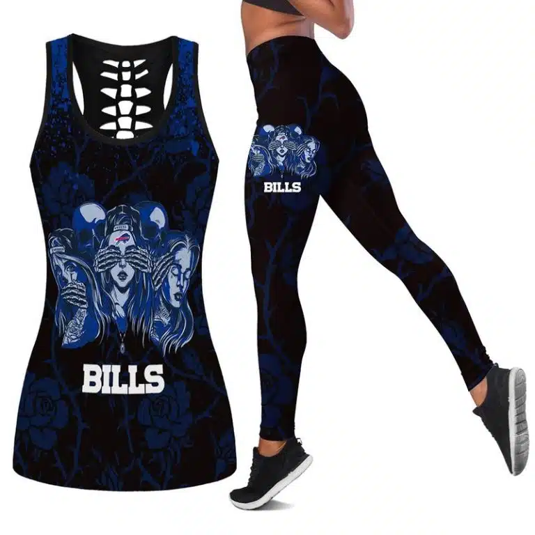 Buffalo Bills Women's Hollow Out Tank Top + Legging GL65