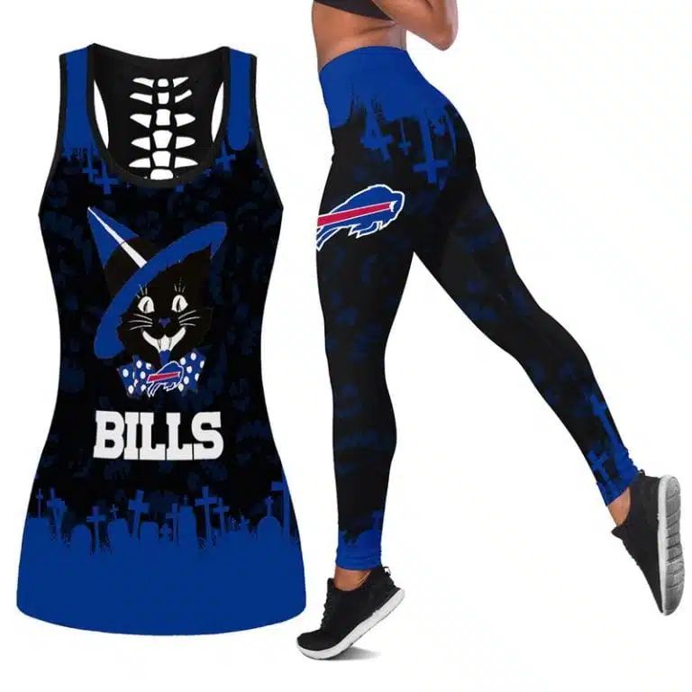 Buffalo Bills Women's Hollow Out Tank Top + Legging RK13