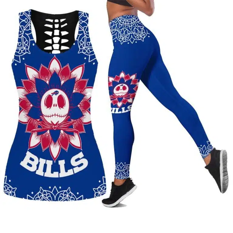 Buffalo Bills Women's Hollow Out Tank Top + Legging LD79