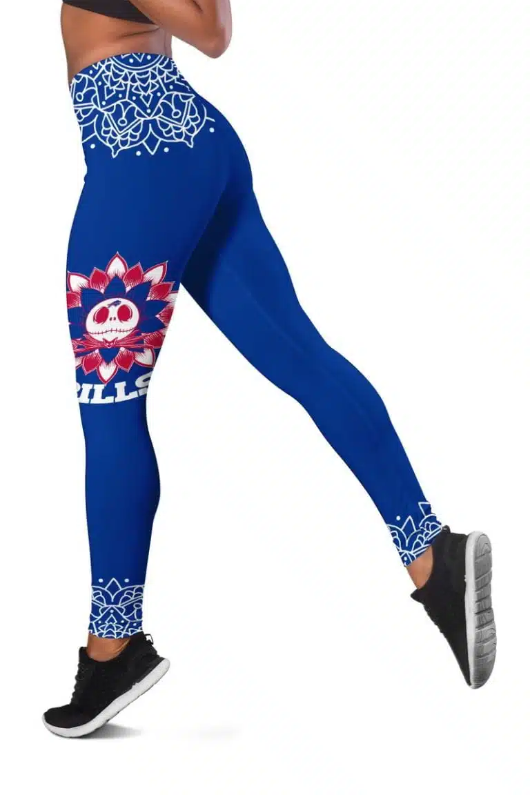 Buffalo Bills Women's Hollow Out Tank Top + Legging LD79 - Image 3