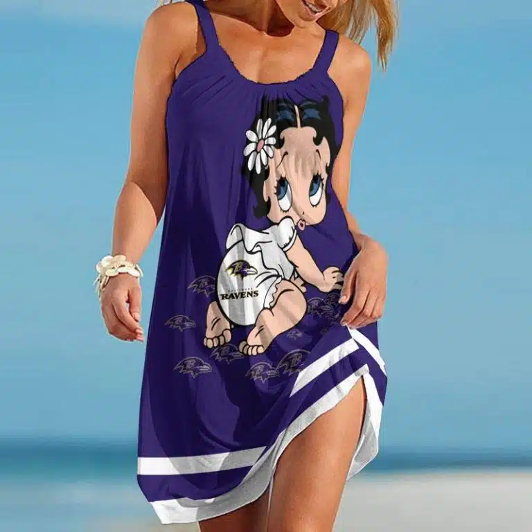 Baltimore Ravens Beach Dress Summer EY76