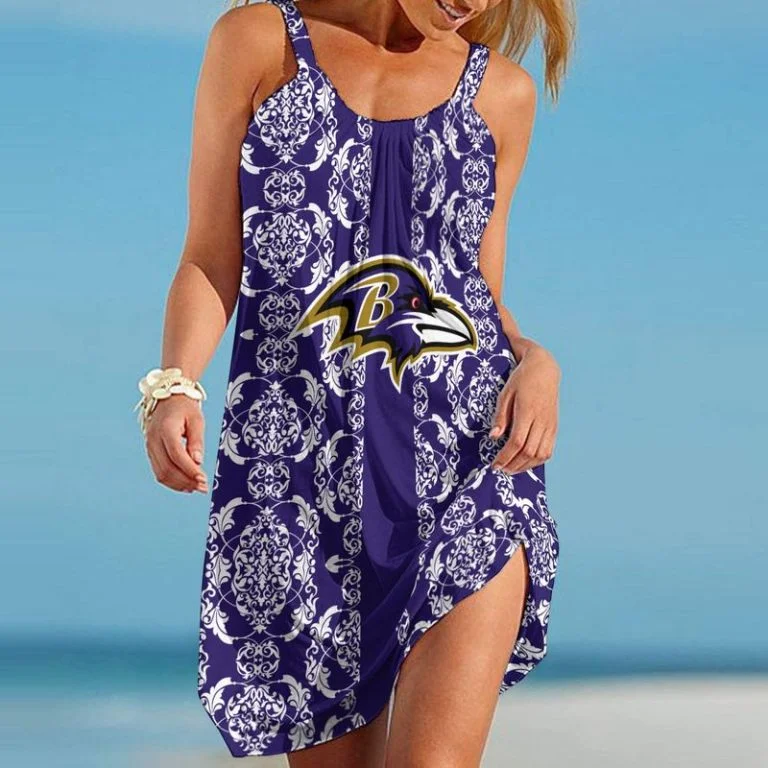 Baltimore Ravens Beach Dress Summer JT85