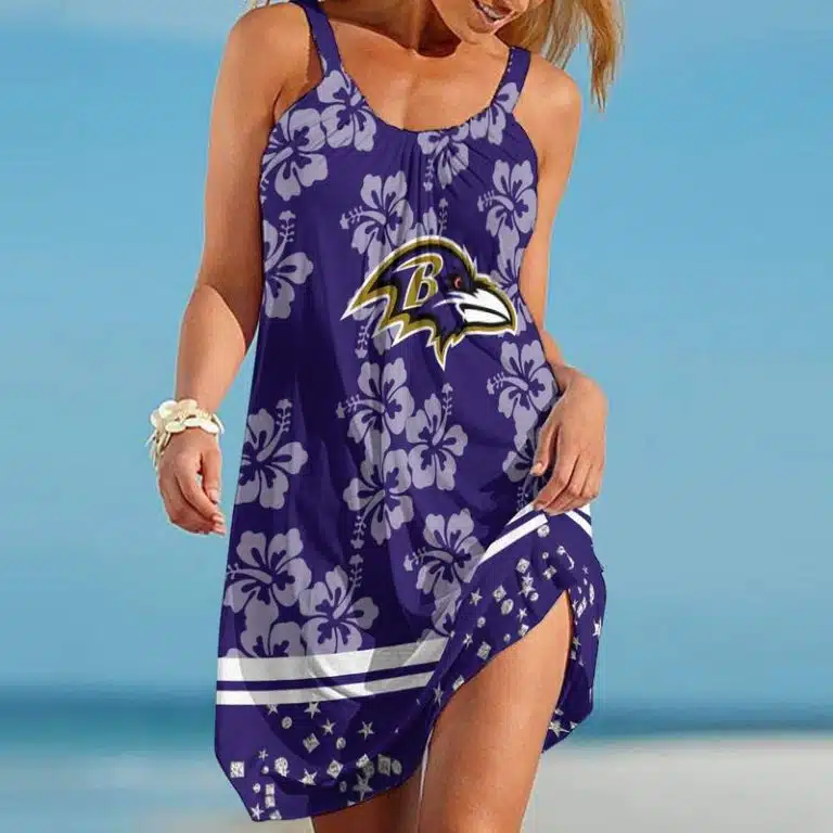 Baltimore Ravens Beach Dress Summer ET75