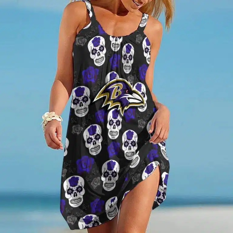 Baltimore Ravens Beach Dress Summer FK41