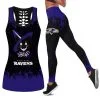 Baltimore Ravens Women’s Hollow Out Tank Top + Legging SG49