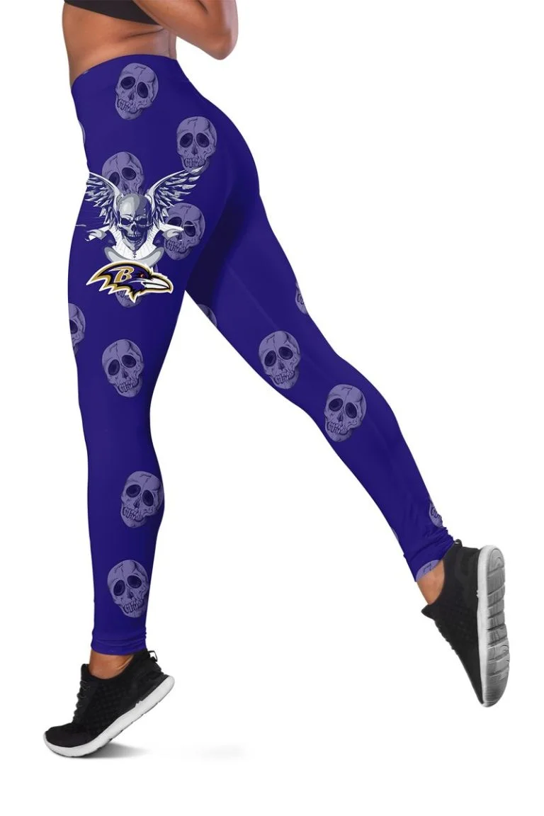 Baltimore Ravens Women’s Hollow Out Tank Top + Legging RU41 - Image 3