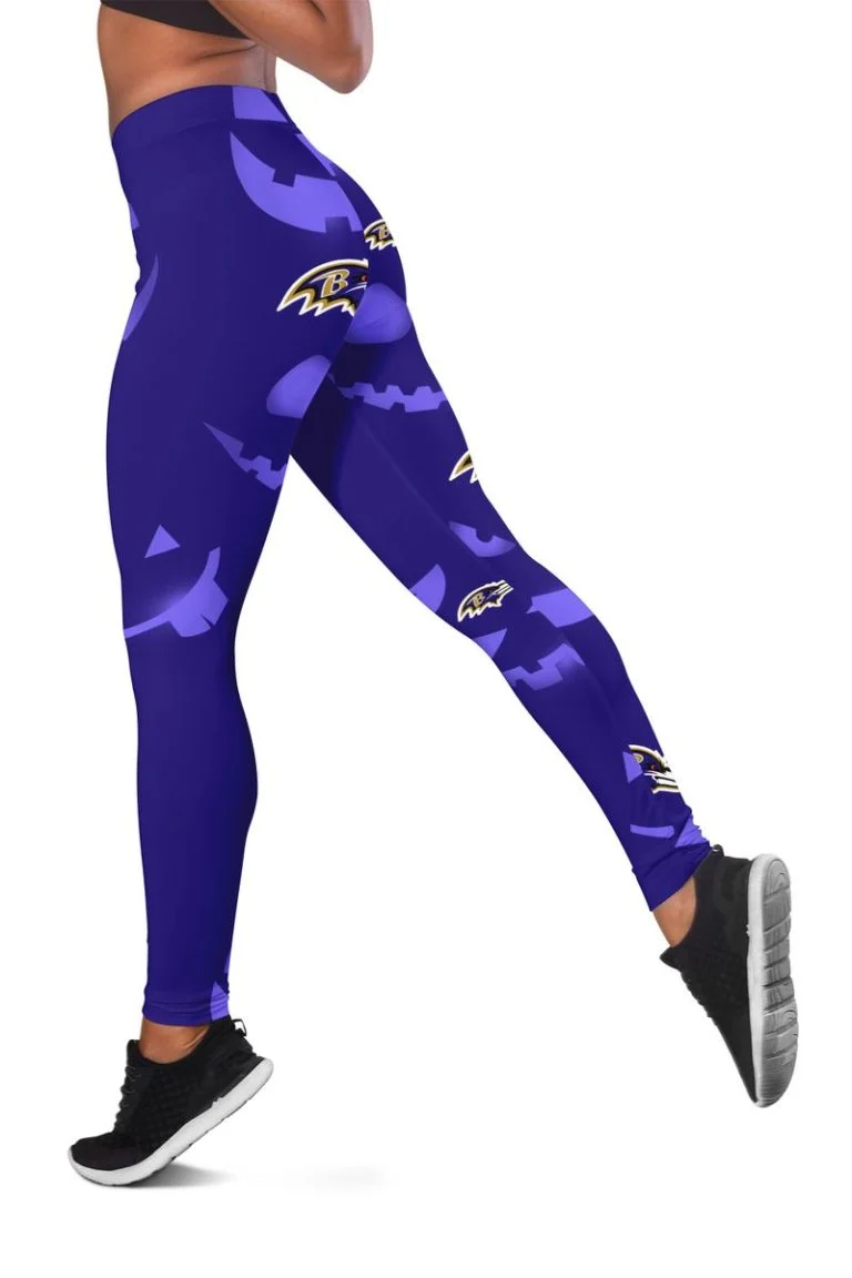 Baltimore Ravens Women’s Hollow Out Tank Top + Legging WG71 - Image 3