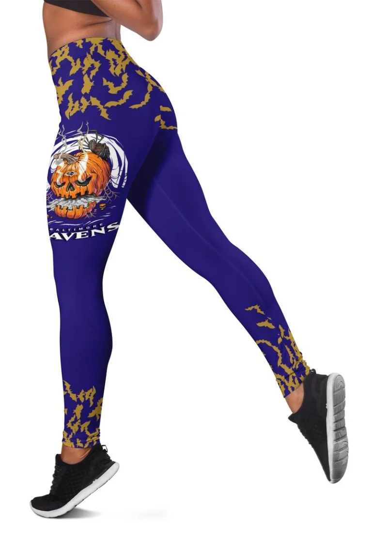 Baltimore Ravens Women’s Hollow Out Tank Top + Legging VS16 - Image 3