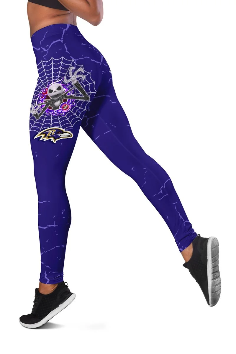 Baltimore Ravens Women’s Hollow Out Tank Top + Legging CJ41 - Image 3