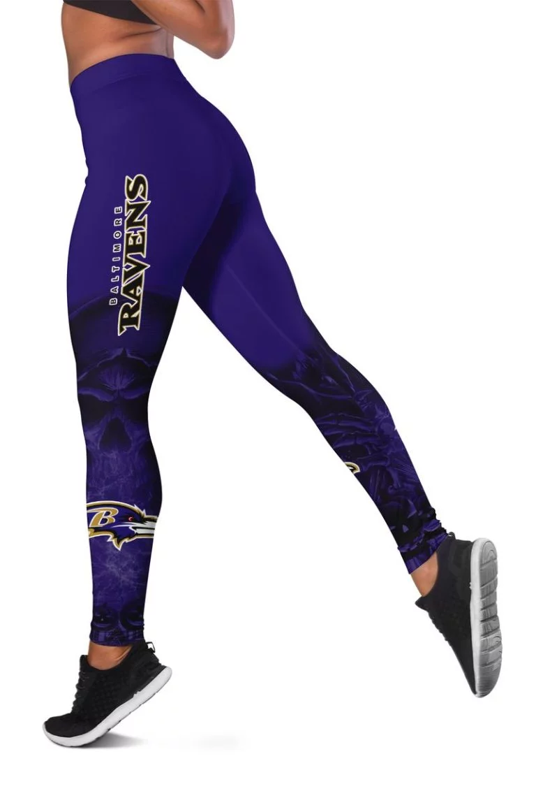 Baltimore Ravens Women’s Hollow Out Tank Top + Legging WK43 - Image 3