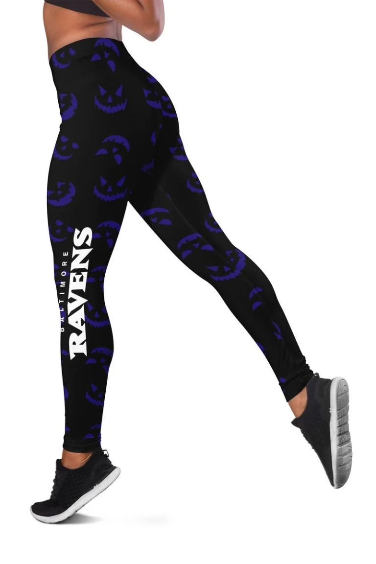 Baltimore Ravens Women’s Hollow Out Tank Top + Legging EH12 - Image 3