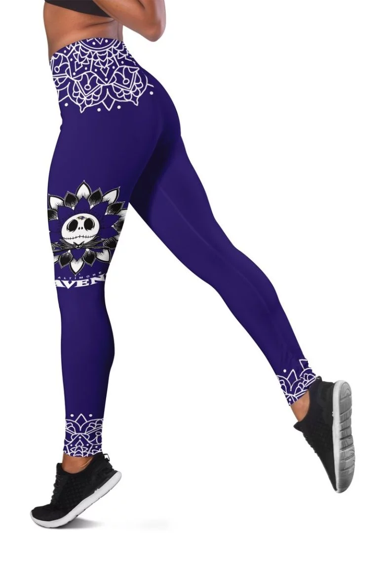Baltimore Ravens Women’s Hollow Out Tank Top + Legging BS21 - Image 3