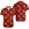 Combo Cleveland Browns Button-Up Shirt & Men Shorts WH13