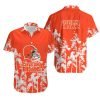 Combo Cleveland Browns Button-Up Shirt & Men Shorts CG28