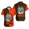 Cleveland Browns Button-Up Shirt KT31