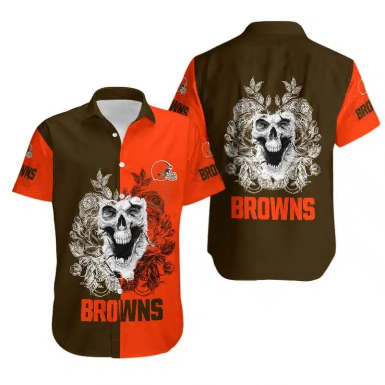Cleveland Browns Button-Up Shirt KT31