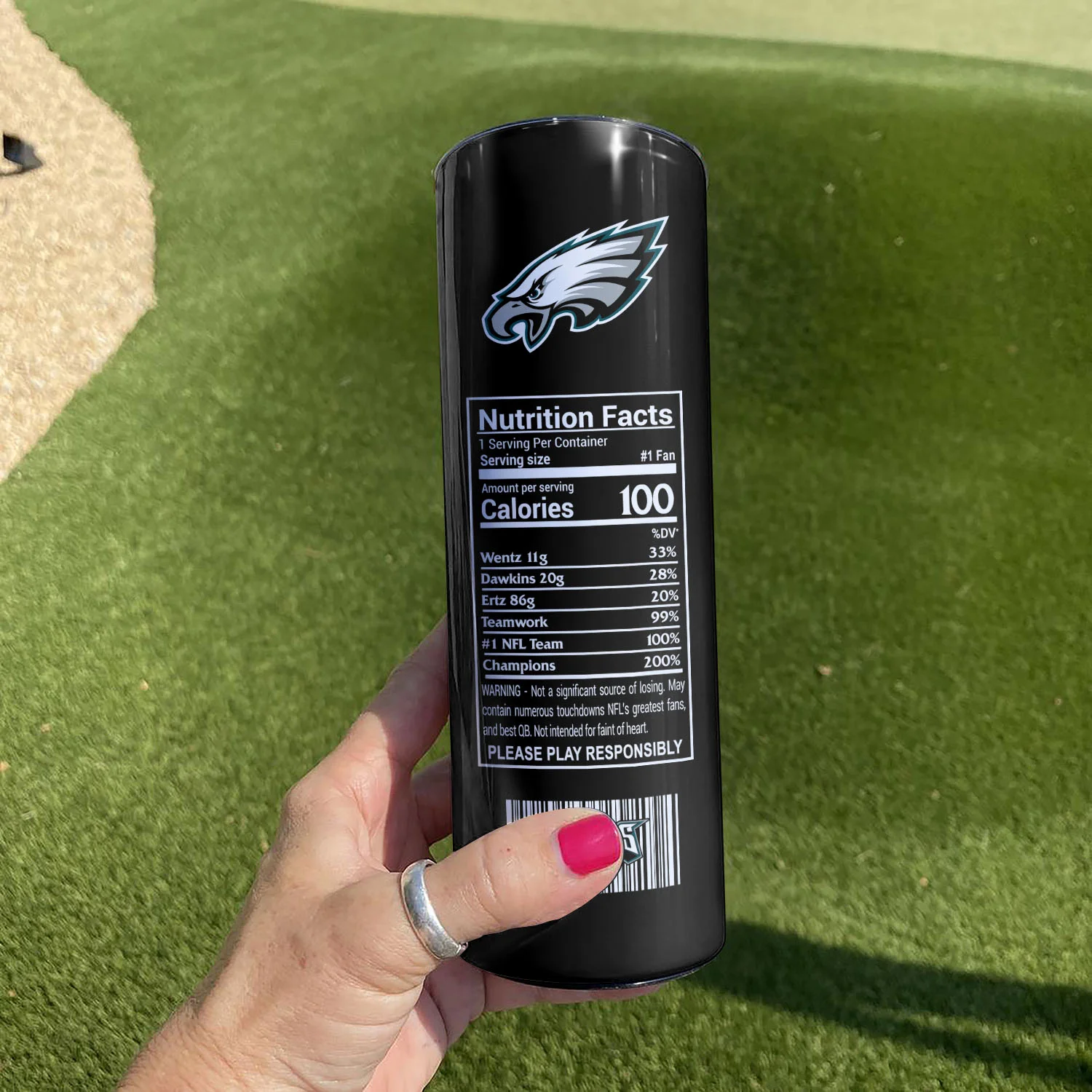 Νfl24-Limited Philadelphia Eagles Skinny Tumbler Cup 20oz & 30oz - Image 2