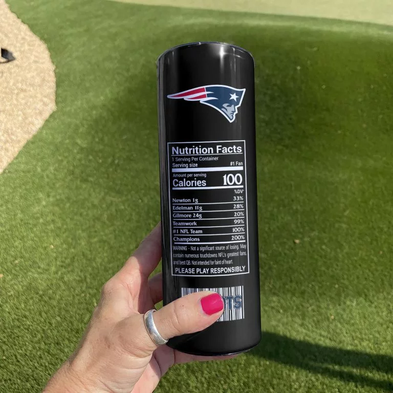ΝFL19-Limited Edition New England Patriots Skinny Tumbler Cup 20oz & 30oz - Image 2