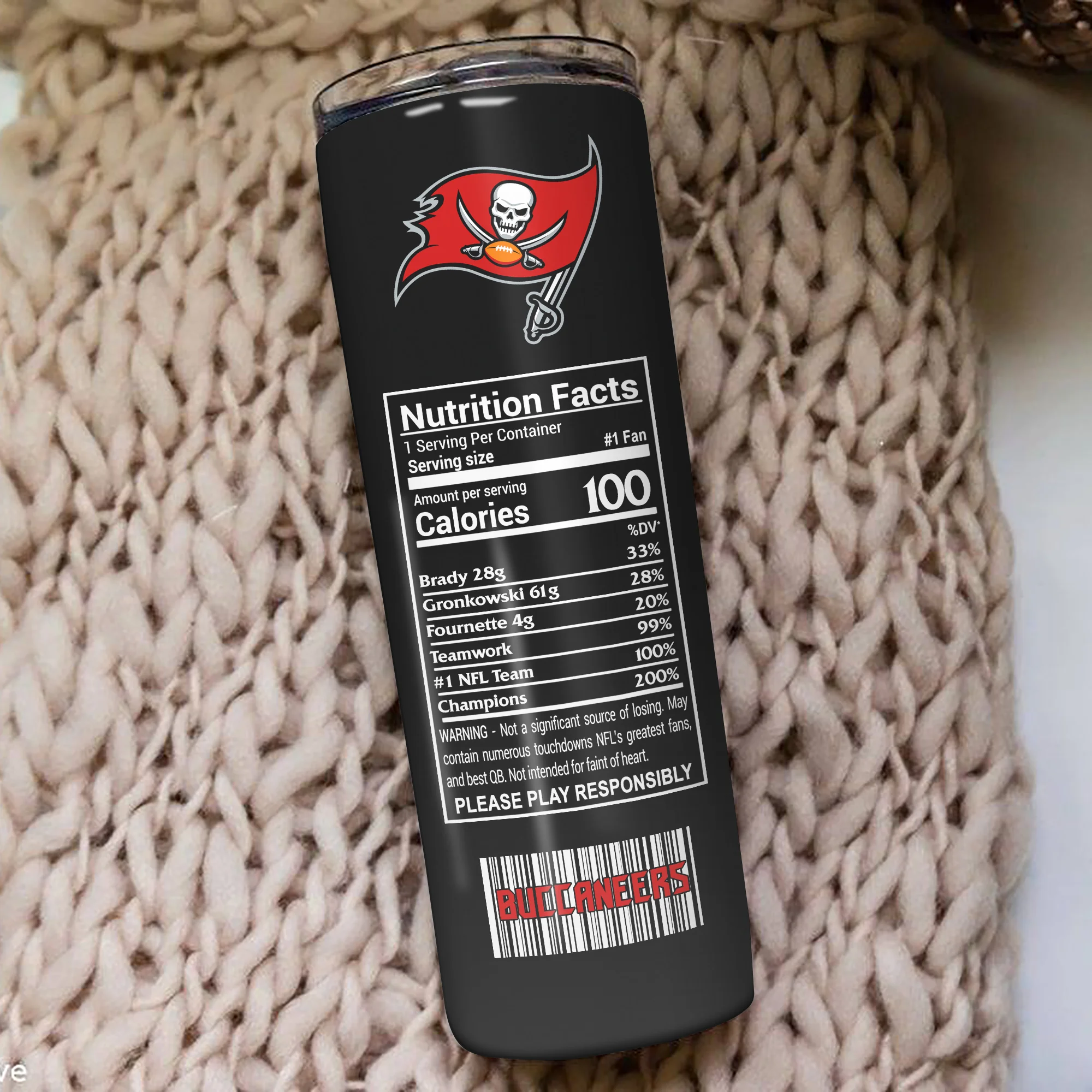 ΝFL30-Limited Edition Tampa Bay Buccaneers Skinny Tumbler Cup 20oz & 30oz - Image 4