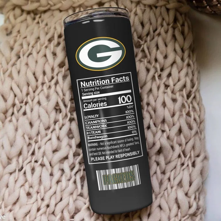ΝFL12-Limited Green Bay Packers Skinny Tumbler Cup 20oz & 30oz - Image 4