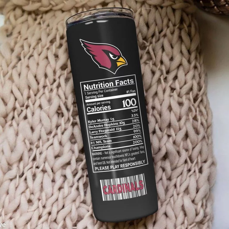 ΝFL01-Limited Edition Arizona Cardinals Skinny Tumbler Cup 20OZ & 30OZ - Image 4
