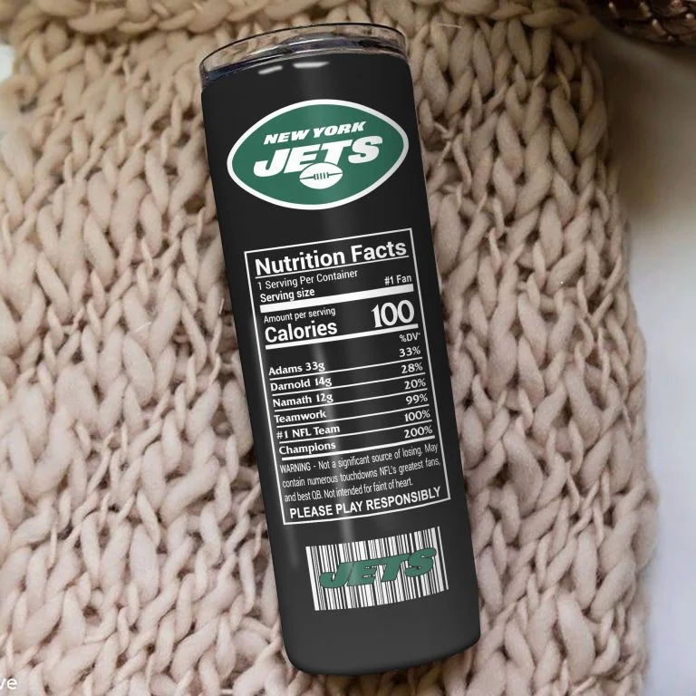 ΝFL22-Limited Edition New York Jets Skinny Tumbler Cup 20oz & 30oz - Image 4