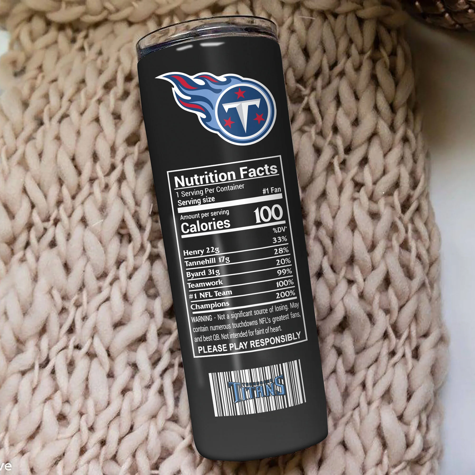 Νfl31-Limited Edition Tennessee Titans Skinny Tumbler Cup 20OZ & 30OZ - Image 4