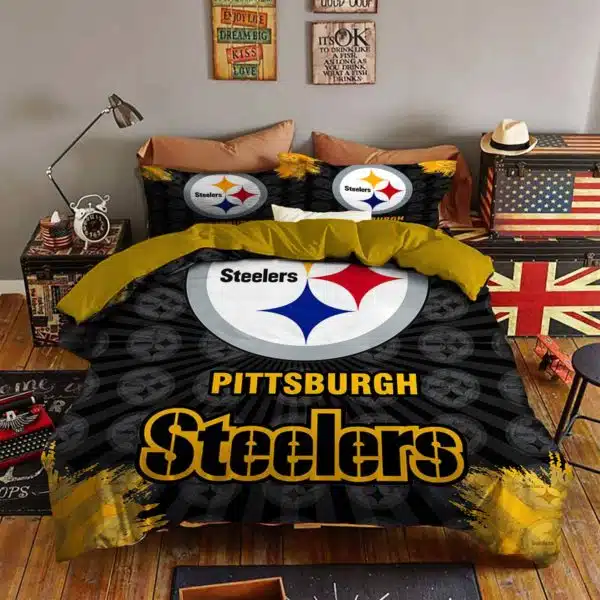 Pittsburgh Steelers Bedding Set QK19
