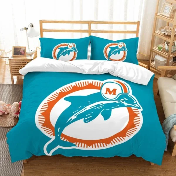 Miami Dolphins Bedding Set QP76