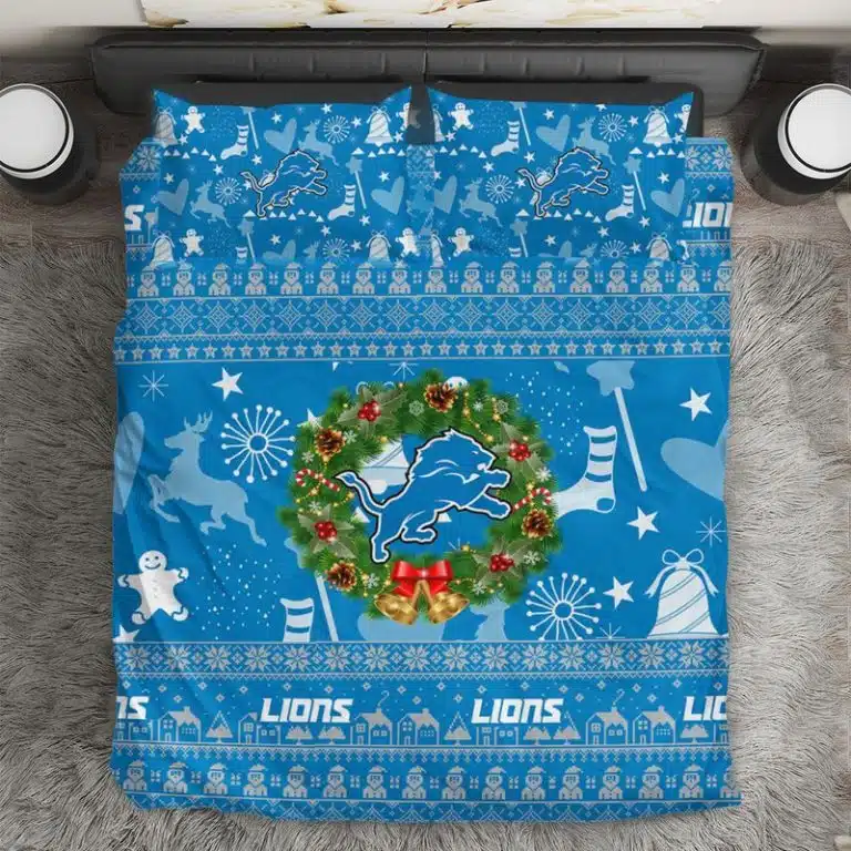 Detroit Lions Bedding Set EK85