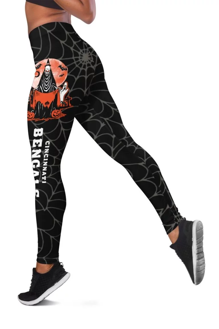 Cincinnati Bengals Women's Hollow Out Tank Top + Legging WT41 - Image 3