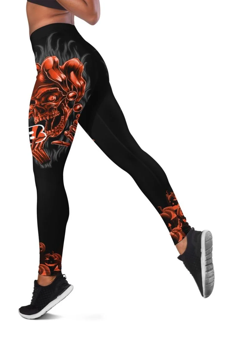 Cincinnati Bengals Women's Hollow Out Tank Top + Legging CK49 - Image 3