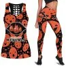 Cincinnati Bengals Women's Hollow Out Tank Top + Legging BJ41